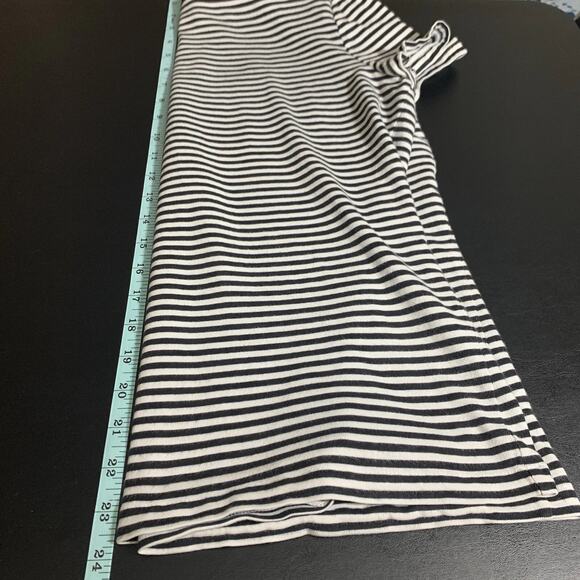 Kate Spade Saturday Striped Boatneck Tee Black White Sz L - Picture 7 of 8